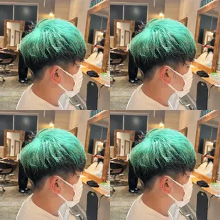 カラー メンズ レイヤー×髪質改善 マネージャー安藤光司のヘアスタイル