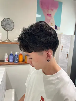 ショート メンズ 伊藤 隆星のヘアスタイル