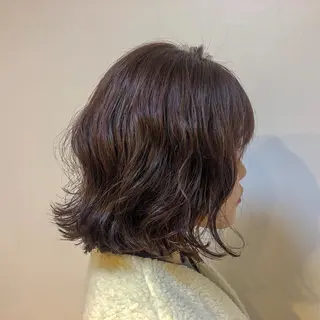 ショート カラー パーマ 尾籠 美幸 (オゴモリ ミユキ)のヘアスタイル