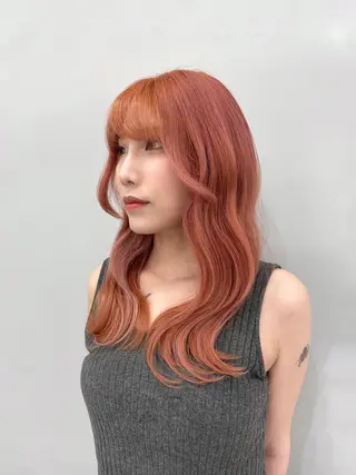 セミロング 菜々🫧新宿 透明感ケアブリーチのヘアスタイル