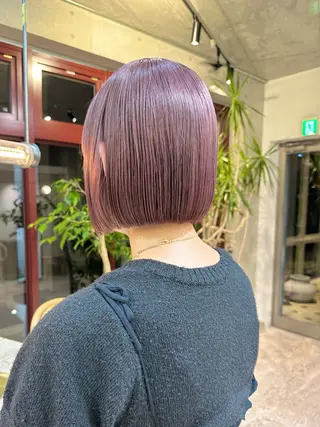 ショート カラー ヘアアレンジ kai .のヘアスタイル