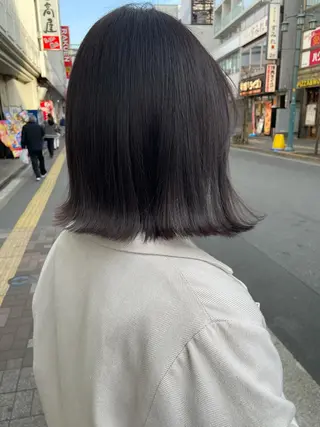 ミディアム ニュアンスネイル/ ボブ/まちゃこのヘアスタイル