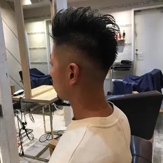 メンズ 断髪刈舞所属・大月 優汰のヘアスタイル