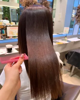 セミロング カラー パーマ 🫧Ai/ ロロネー森ノ宮💖のヘアスタイル