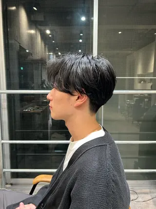 ショート メンズ 葉月/ボブ/ 透明感カラー／中目黒のヘアスタイル