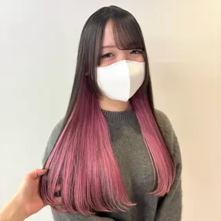 ロング カラー Ren. 🦋デザインカラーのヘアスタイル
