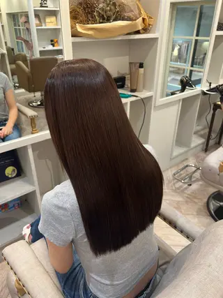 ロング カラー hair & fashion shiomi H 【ヘアー アンド ファッション シオミエイチ】所属・堀尾 愛莉のヘアスタイル