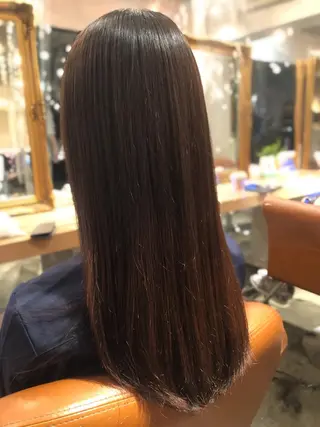 セミロング 韓国風カット/ 髪質改善 黒崎のヘアスタイル