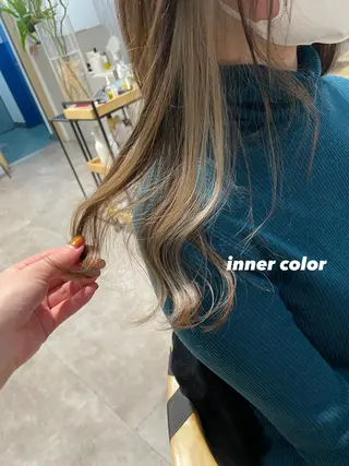 ミディアム カラー パーマ ヘアアレンジ 🌿AMANE🌿 sakiのヘアスタイル