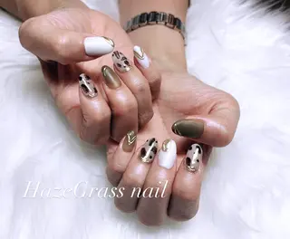 セミロング HazeGrass NAILのネイルデザイン