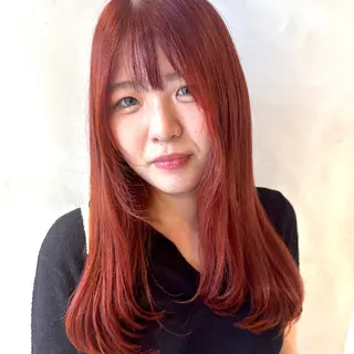 ロング カラー デザインカラー/パー マ🦖外岡咲希🦖のヘアスタイル