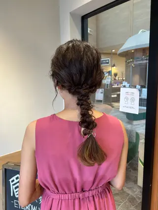 ヘアアレンジ 津田 七美希のヘアスタイル