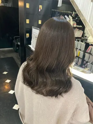 セミロング mizu kiのヘアスタイル