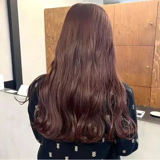 ロング カラー パーマ ヘアアレンジ メンズ キッズ ネイル マツエク・マツパ アイブロウ EMANON梅田店所属・前川 朋香のヘアスタイル