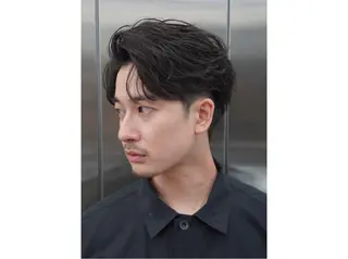 ショート パーマ メンズ fifth銀座店 窪田潤平のヘアスタイル