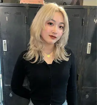 ミディアム カラー 似合わせカラー💛 rionのヘアスタイル