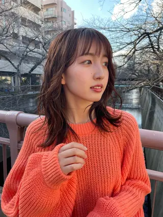 セミロング 岬 弘人のヘアスタイル