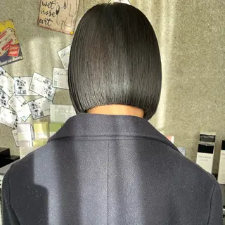 ショート ボブ/ショートボブ/ 岡山駅/別曽遥也のヘアスタイル