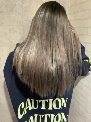 ロング カラー レイヤー/ウルフ ハイトーンhiroのヘアスタイル