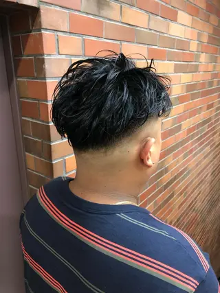 ショート メンズ ⭐️TOSHIKI メンズパーマオタク⭐のヘアスタイル