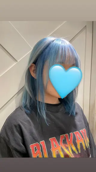 ミディアム カラー ブリーチ超特化美容師 ☯️ルカ✡️💫のヘアスタイル