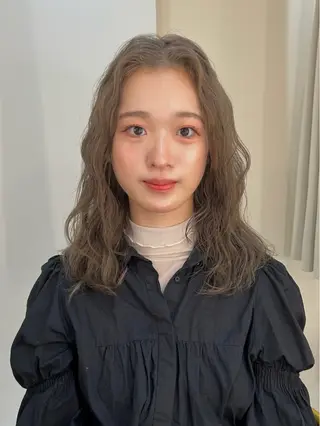ロング カラー ヘアアレンジ maoブリーチ無し 似合わせカラーのヘアスタイル
