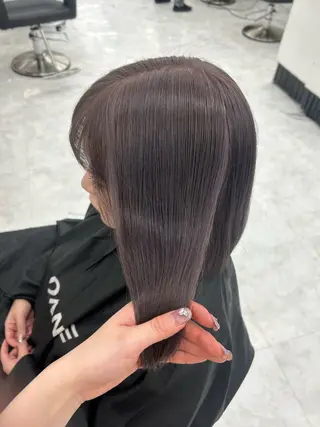 ミディアム 淡色ラベンダー♡ ニーナ🎀🦙のヘアスタイル