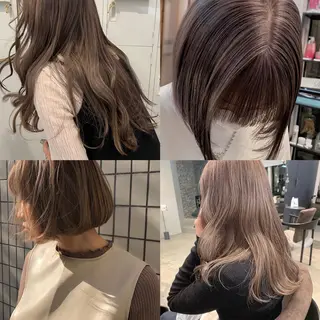 ミディアム カラー ショート・ボブパーマ 指名No.1かけるのヘアスタイル