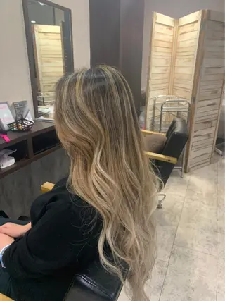 ロング パーマ指名1位✨ 針尾　完のヘアスタイル