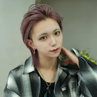 ショート カラー メンズ ハイトーンカラー/ さらさのヘアスタイル