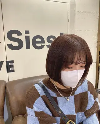 カラー ☁️透明感カラー☁️ Reikaのヘアスタイル