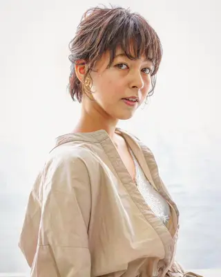 ショート カラー ヘアアレンジ shirof ikebukuro所属・鈴畑 皓平のヘアスタイル