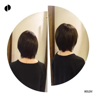 ショート カラー ✨縮毛矯正✨髪質改善 ナカシマ ユミのヘアスタイル