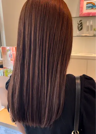 ロング パーマ 【透明感カラー】/ 【レイヤー】保坂拓也のヘアスタイル