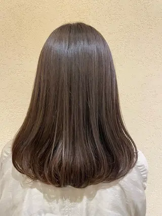 セミロング カラー シャドールーツ美容師 篠原康太のヘアスタイル