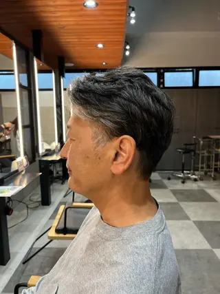 メンズ 縮毛矯正/髪質改善/ ハイトーン/Makoのヘアスタイル