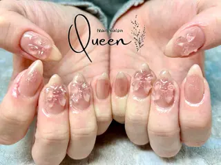ネイル Queennail 北堀江megumiのネイルデザイン