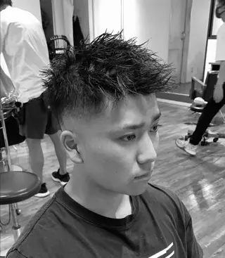 ショート パーマ メンズ Naya Takumaのヘアスタイル