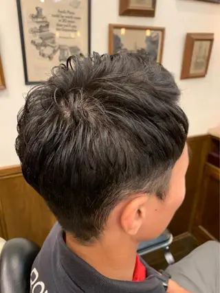 ショート パーマ メンズ ヒロ銀座ヘアーサロン所属・山田 祐美のヘアスタイル