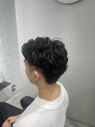 パーマ メンズ 🫧丸みボブ/メンズ カット🫧Aoiのヘアスタイル