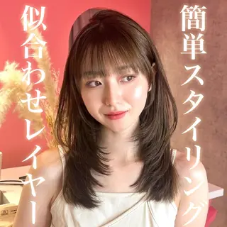 ミディアム 原宿/似合わせ/髪質 改善/レイヤー/優希のヘアスタイル