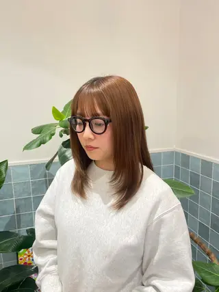 ミディアム 🕊髪質改善 ストレート🕊まいのヘアスタイル