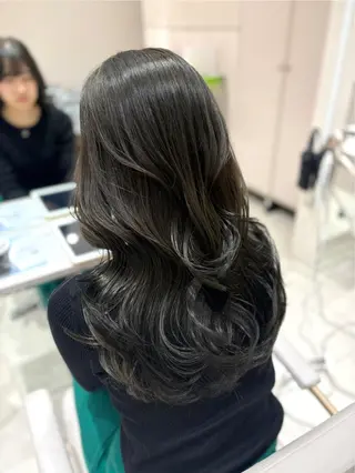 ロング カラー 銀座/オリーブ/ 透明感カラー✨りくのヘアスタイル