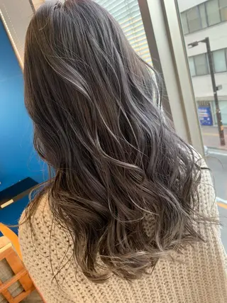 カラー 吉沢遣人/レイヤー 艶カラー/パーマのヘアスタイル