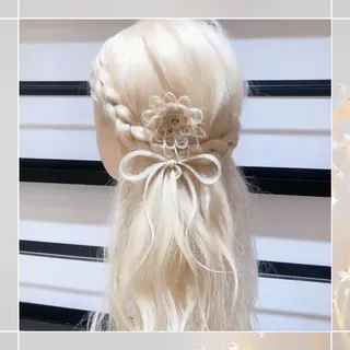 ロング ヘアアレンジ 👑人気韓国ヘア👑 髪質改善Zina真鍋のヘアスタイル