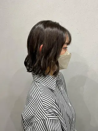 ショート ロングパーマ木村 ボブパーマのヘアスタイル