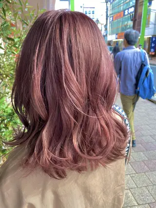 ミディアム カラー 増子 幹樹のヘアスタイル