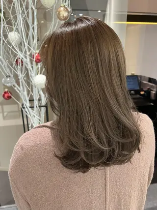 ミディアム カラー 💎K-two名古屋 安田ちづる💎のヘアスタイル