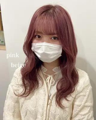 ロング カラー ヘアアレンジ merc.🌿💚 八幡真衣のヘアスタイル