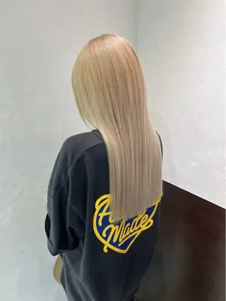 カラー nehus nagaoka所属・🖤複雑履歴ブリーチ Mizuki 🖤のヘアスタイル